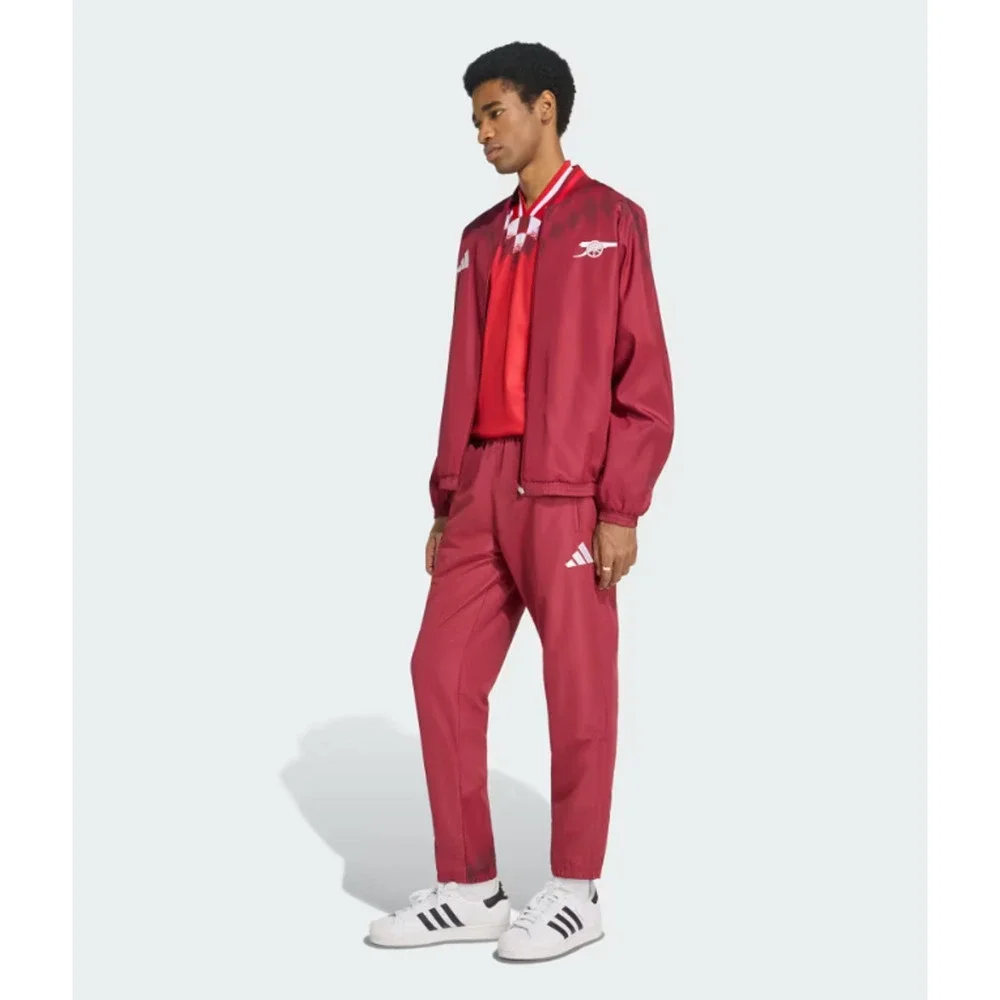 NWT adidas Arsenal FC Stadium Track Pants Sz L Burgundy Soccer Football KG5106